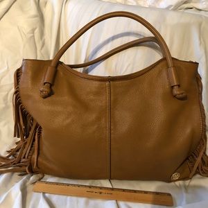 Vince Camuto Fringed Tote EUC
